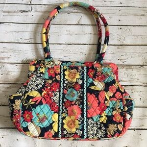 Vera Bradley Happy Snails Bowler Bag